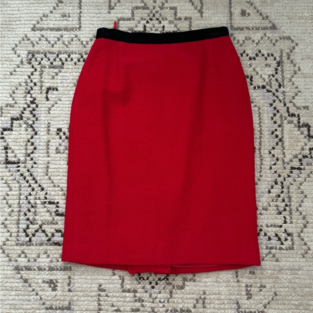 ESCADA  red pencil skirt Size 40